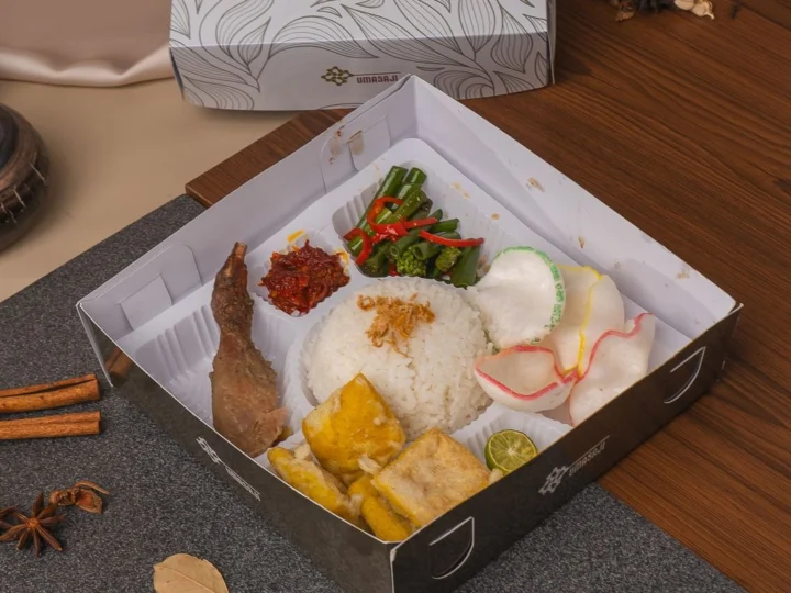 Nasi Pepes Ayam Ungkep — Saji Box Reguler