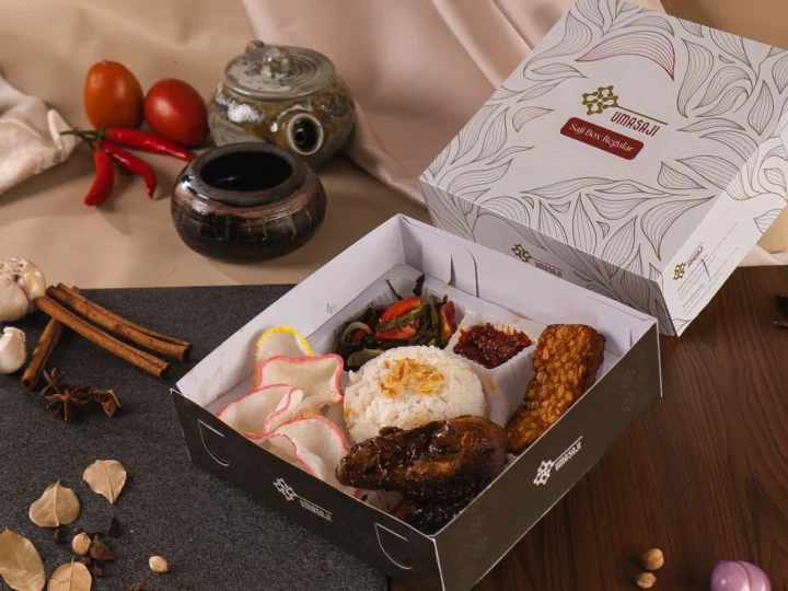 Saji Box Reguler catering Umasaji Bandung